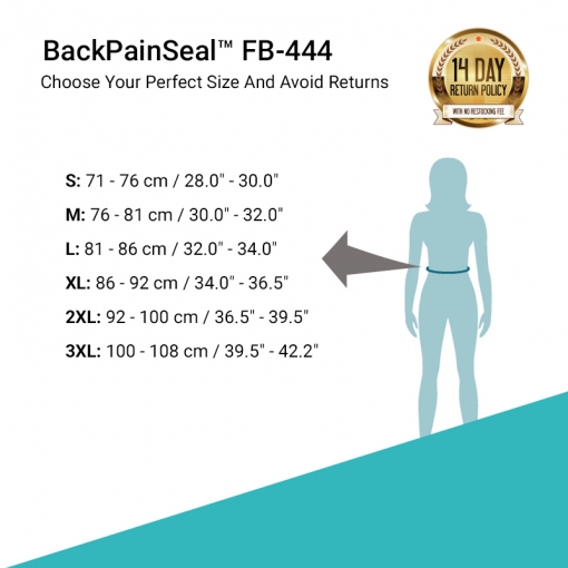 BackPainSeal™ FB-444 Women's Shaperwear for Waist Reduction 7